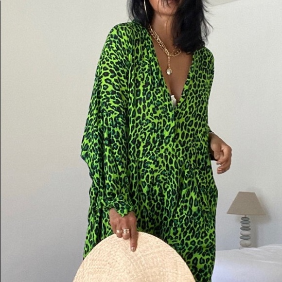 Kaftan dress handmade one size fits all - Picture 4 of 5